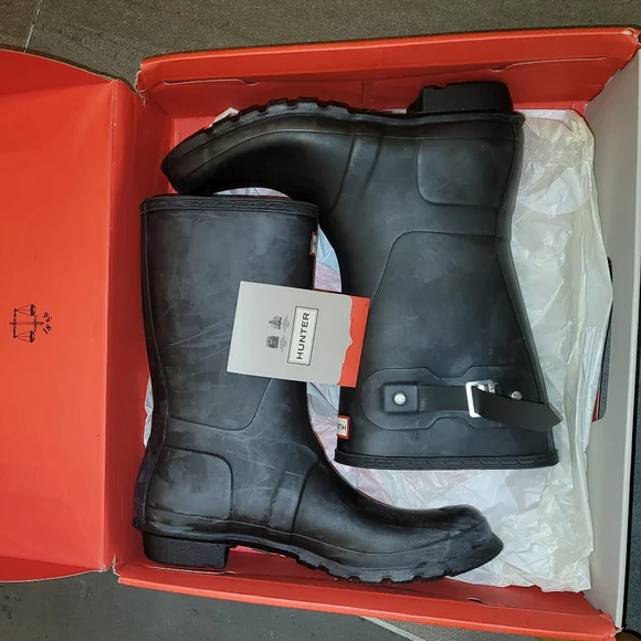 SIZE 10 HUNTER Original Short Boot ($170 retail) * NIB * $125.00 - Picture 2 of 3